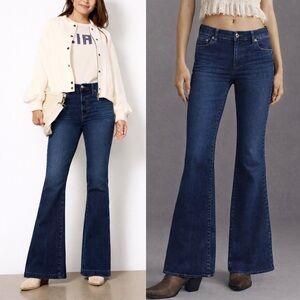 Pistola Kinsley Dark Wash Flared High Jean